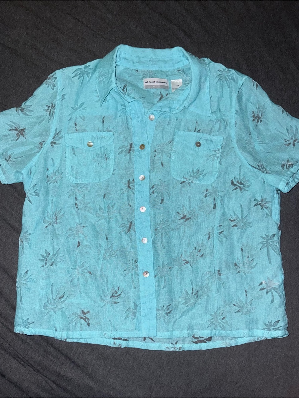 Alfred Dunner Textured Blouse Women’s 16 Petite XL